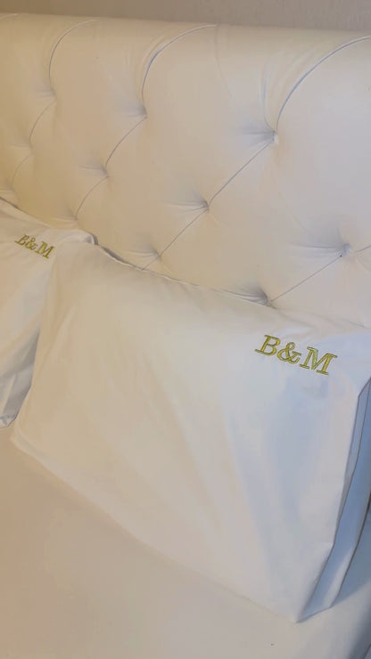 MARY - Pillowcase with embroidered initials